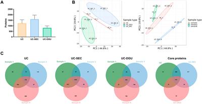 Comparison of proteomic landscape of extracellular vesicles in pleural effusions isolated by three strategies